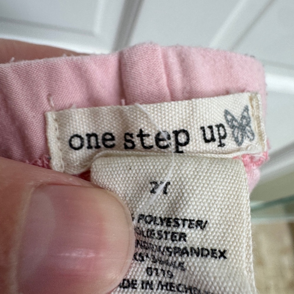 One Step Ahead 2T Girls Soft Pink Leggings Pants - Picture 5 of 6